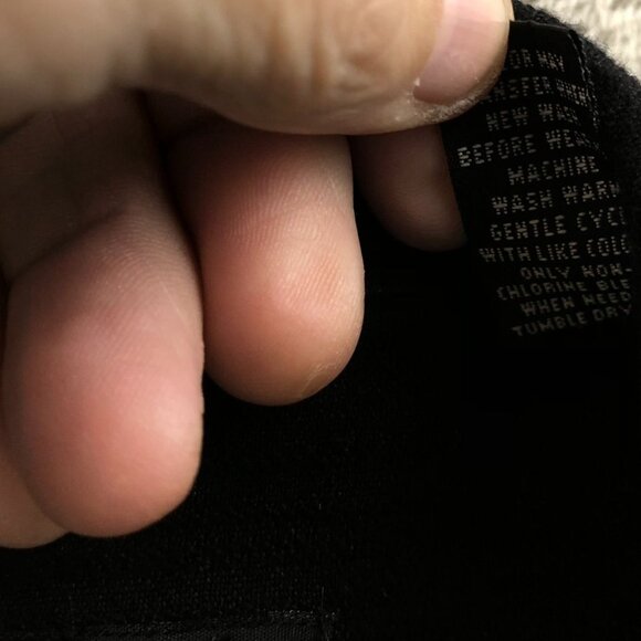 Alfani Mens Shirt Large Short Sleeve Linen Blend Button Up Casual Black Classic - Picture 6 of 8